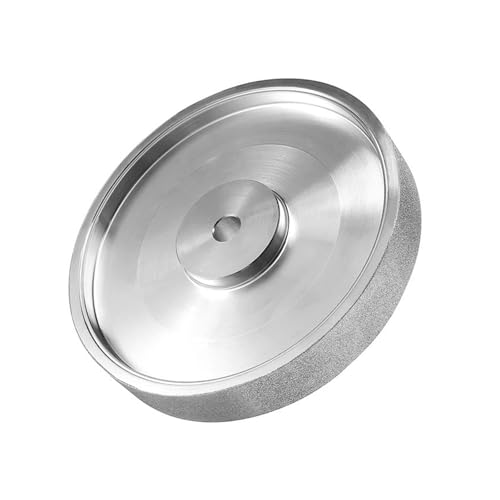 Kompatibel Mit CBN-Schleifscheiben, 6 Zoll Durchmesser X 1 Zoll Breite, Mit 1/2-Zoll-Aufnahme, Diamant-Schleifscheiben For Schärfen Von HSS(Silver 320) von ZINTCBLGE