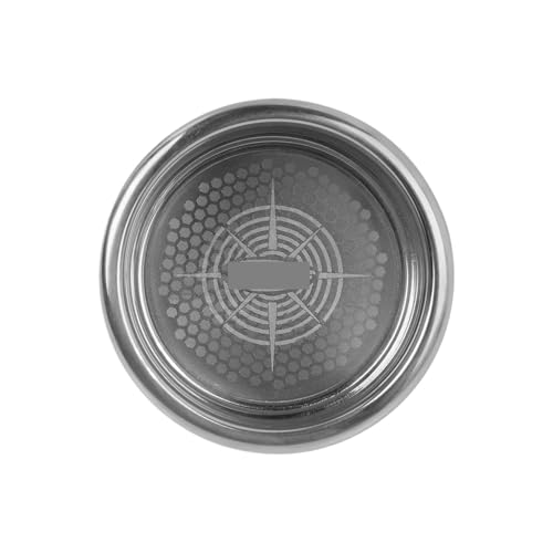 Kompatibel mit IKAPE Beehive Edelstahl, Filterkorb – Präzisionsextraktion, for 51/54/58 mm bodenlose Siebträger-Kaffeemaschine(Silver 58MM (20g)) von ZINTCBLGE
