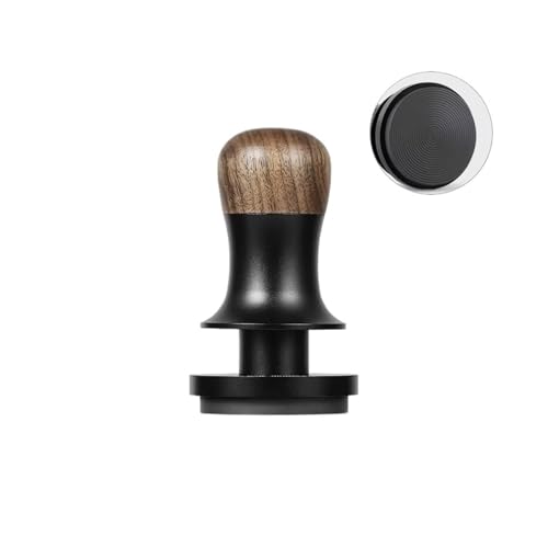 Kompatibel mit MHW-3BOMBER 30lb konstantem Druck, Kaffeestampfer 51 mm 53 mm 58 mm Espresso-Flachstampfer, mit kalibriertem, federbelastetem Barista-Werkzeug(51mm,Titanium Thread) von ZINTCBLGE