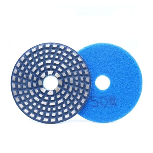 Kompatibel mit SUBRILLI 4 Zoll Metallbindung, Diamant-Sinterschleifscheibe, 100 mm Polierpad(Grit 50) von ZINTCBLGE