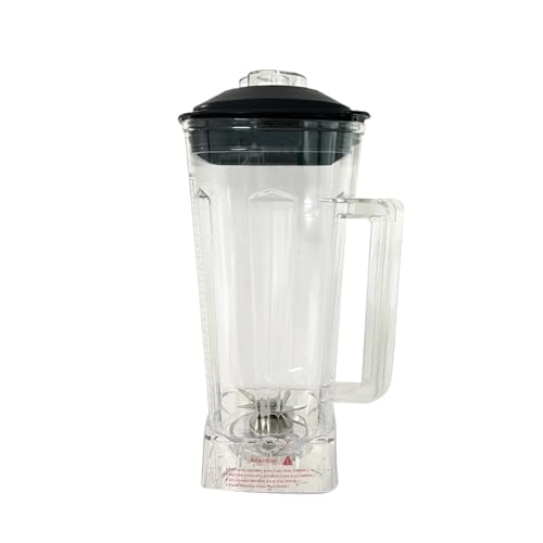 Kompatibel mit kommerziellen Mixern, BPA-freier quadratischer 2-Liter-Behälter, Krug, Becherboden mit gezackten Smoothie-Klingen, Deckel Kompatibel mit kommerziellen Mixern, BPA-freier quadratischer 2-Liter-Behälter, Krug, Becherboden mit gezackten Smoothie-Klingen, Deckel von ZINTCBLGE