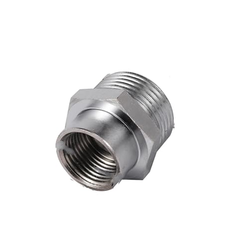 M18 auf 1/2 Zoll 3/4 Zoll Außengewindeadapter, 18 mm Gewinde, Wasserpumpe, Reduzierstück, Wassertank, Sanitärarmaturen(M18-3I4) von ZINTCBLGE