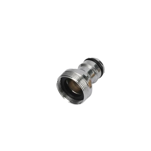 M22 bis M24 Gewinde Messing Schnellkupplung Gartenbewässerungsadapter Tropfbewässerung Kupferschlauch Schnellkupplung Fitting 1 Stück(Silver) von ZINTCBLGE
