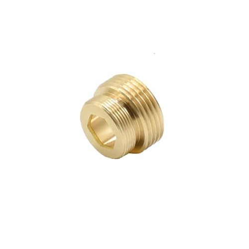 Messing-Wasserhahn-Koppler 3/4" auf M22-Gewindeanschluss Kupfer-Wasserhahn-Armaturen for Bubbler-Küchen-Badezimmer(A) von ZINTCBLGE