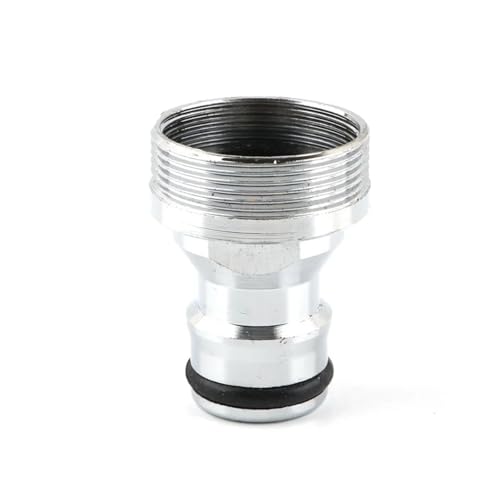 Universal Tap Küche Adapter Messing Wasserhahn Wasserhahn Stecker Mixer Schlauch Adapter Becken Fitting Garten Bewässerung Werkzeuge(Silver) von ZINTCBLGE