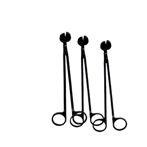 ZINTCBLGE 1 Stück/2 Stück/3 Stück – Kerzendochtschneider, Kerzendochtschneider,(Black 3pcs) von ZINTCBLGE