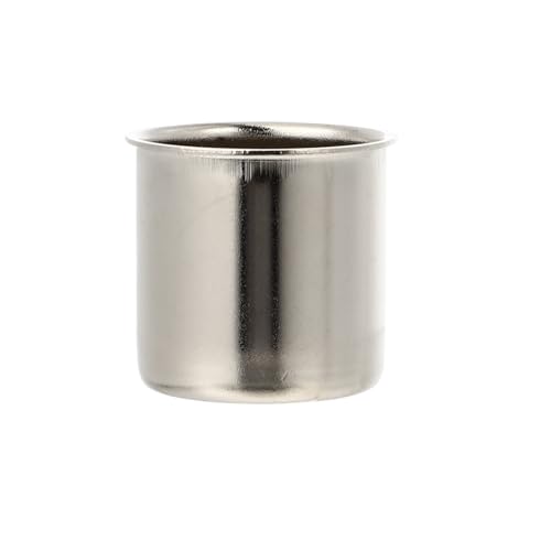 ZINTCBLGE 10 stücke Tisch Leuchter Decor Cup Zubehör Schmiedeeisen Decor Weihnachten Halter(Silver) von ZINTCBLGE