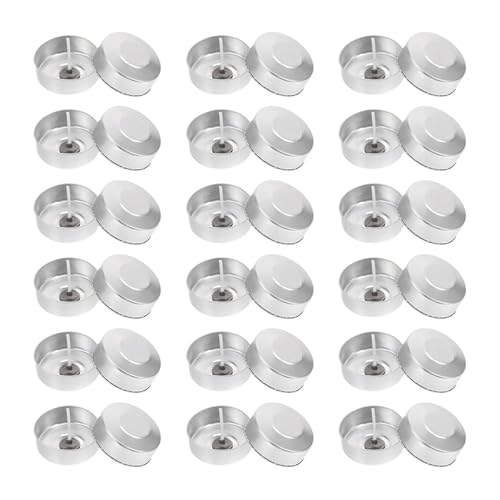 ZINTCBLGE 100Sets Aluminium Tee Lichter Tassen Kerze Tasse Fall Leere Fall Kerze Wachs Container von ZINTCBLGE