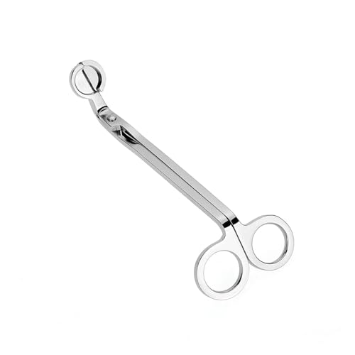 ZINTCBLGE 18 cm Edelstahl-Kerzendochtschneider(Silver) von ZINTCBLGE