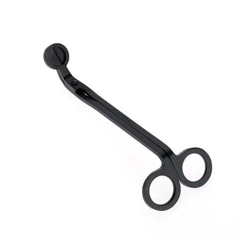 ZINTCBLGE 18 cm Kerzenschneider aus Edelstahl for Trimmen von Dochten, praktisches Handwerkzeug(Black) von ZINTCBLGE