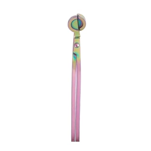 ZINTCBLGE 18cm Kerze Docht Trimmer Edelstahl Schere Trim Cutter Runde Kopf Kerzen Core Schere(Multicolor) von ZINTCBLGE