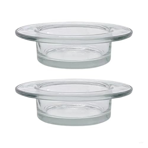 ZINTCBLGE 2 stück Wachs Schmelzen Gerichte Glas Aromatherapies Trays Wärmer Zubehör von ZINTCBLGE