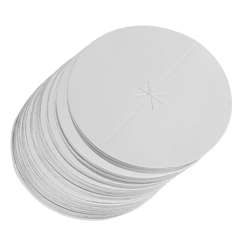 ZINTCBLGE 35 Pcs Tablett Tropf Protektoren Schreibtisch Leuchter Schutzhülle Disc Kerzen Bunte Kegel von ZINTCBLGE