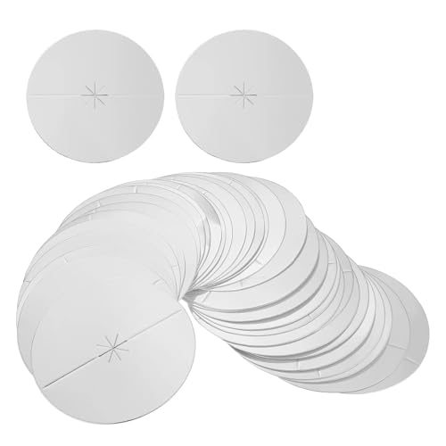 ZINTCBLGE 35 stücke Silber 8CM Papier Tablett Tropf Protektoren Wachs Schutz Zubehör von ZINTCBLGE