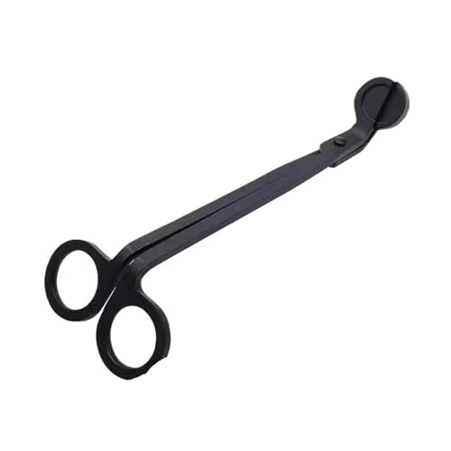 ZINTCBLGE Kerzendocht-Trimmer aus Stahlkern, handgefertigte Werkzeuge, 18 cm(A Black 1pcs) von ZINTCBLGE