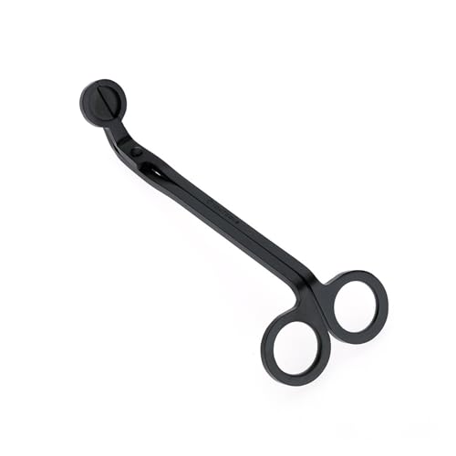 ZINTCBLGE Kerzendochtschneider 18 cm Trimmer Schwarz Roségold Kerzenschneider(Black) von ZINTCBLGE