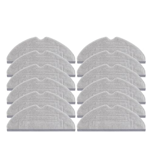 ZINTCBLGE Kompatibel mit Roborock S8 S8 Plus S8+ S8 Pro Ultra G20 Doppelvibrations-Mopp-Pad Staubsaugerroboter Mopp-Lappen Teile Mopptücher ZubehörRobo(12pcs) von ZINTCBLGE
