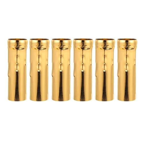 ZINTCBLGE Kronleuchter Abdeckungen Sockel Abdeckung Licht Tropf Hülse Hülsen Kandelaber Halter Metallic E14 Accessotries Teile(Golden) von ZINTCBLGE