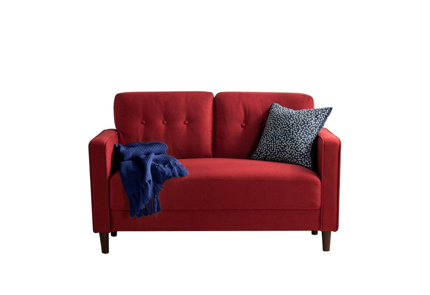 ZINUS Sofa MIKHAIL Klassisches Rotes Gepolstertes Sofa, Sofa in einer Box von ZINUS