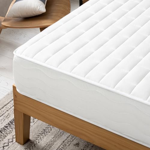 ZINUS ValueComfort Einzelmatratze - Bonnel Federkernmatratze 90x190 cm - Matratzenhöhe 18 cm - Mittelfeste Matratze Weiß ZINUS ValueComfort Einzelmatratze - Bonnel Federkernmatratze 90x190 cm - Matratzenhöhe 18 cm - Mittelfeste Matratze Weiß von ZINUS
