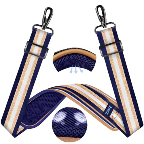 ZINZ 60" Universal Taschengurt mit ultradickem, festem, atmungsaktivem Polster, Verstellbarer, robuster Schultergurt für Laptop-Tasche, Umhängetasche, Gepäck, Sporttasche und mehr –TH01B06 ZINZ 60" Universal Taschengurt mit ultradickem, festem, atmungsaktivem Polster, Verstellbarer, robuster Schultergurt für Laptop-Tasche, Umhängetasche, Gepäck, Sporttasche und mehr –TH01B06 von ZINZ