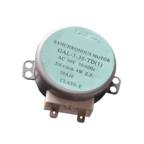 1 Stück AC 30 V Mikrowellen-Synchron-Drehtellermotor, Tablettmotor, Kompatibel Mit GALANZ, Mikrowellenherd GAL-5-30-TD 4W Zubehör 1 Stück AC 30 V Mikrowellen-Synchron-Drehtellermotor, Tablettmotor, Kompatibel Mit GALANZ, Mikrowellenherd GAL-5-30-TD 4W Zubehör von ZIOAMWBHZ