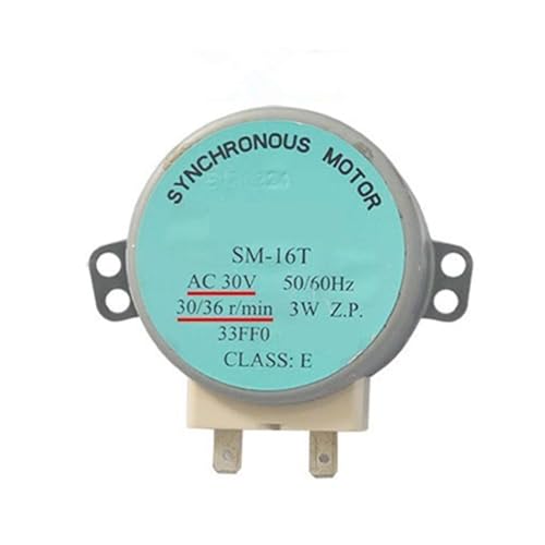 Drehtellermotor, Kompatibel Mit Galanz, Synchronmotor For Mikrowellenherde SM-16T, Rührmotor Mit Flacher Welle For Lichtwellenöfen, 30 V, Wartung von ZIOAMWBHZ