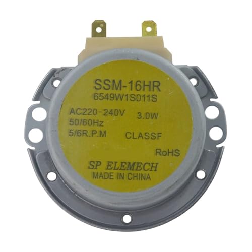 Kompatibel Mit LG, Mikrowellen-Drehtellermotor, 220 V, SSM-16HR, 6549W1S011S Kompatibel Mit LG, Mikrowellen-Drehtellermotor, 220 V, SSM-16HR, 6549W1S011S von ZIOAMWBHZ