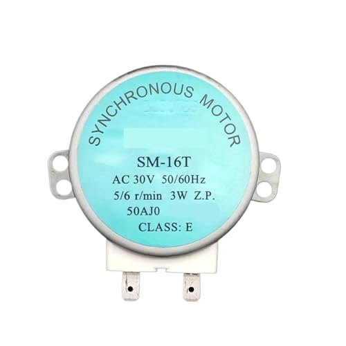 SM-16T Mikrowellen-Drehteller-Synchronmotor, AC 30 V, 50/60 Hz, 3 W, 5/6 U/min, Kompatibel Mit GALANZ von ZIOAMWBHZ