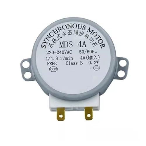 Synchronmotor For Mikrowellenherde, Drehtellermotor, Kompatibel Mit Midea, MDS-4A, Zubehör For Mikrowellenherde, AC 220–240 V Synchronmotor For Mikrowellenherde, Drehtellermotor, Kompatibel Mit Midea, MDS-4A, Zubehör For Mikrowellenherde, AC 220–240 V von ZIOAMWBHZ