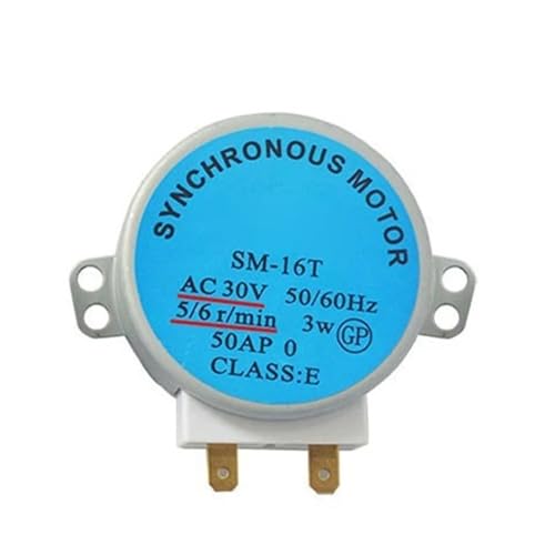 Synchronmotor For Mikrowellenherde SM-16T, Mikrowellen-Drehtellermotor, AC 30 V, 3 W, Zubehör For Haushaltsgeräte Synchronmotor For Mikrowellenherde SM-16T, Mikrowellen-Drehtellermotor, AC 30 V, 3 W, Zubehör For Haushaltsgeräte von ZIOAMWBHZ