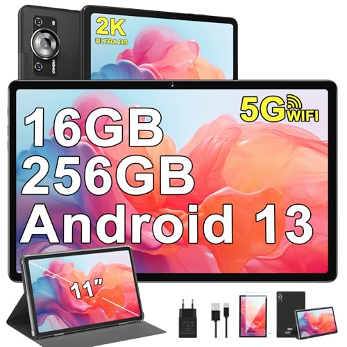 ZIOVO Tablet 11 Zoll 16GB RAM+256GB ROM/TF 1TB, Android 13 mit Octa-Core 2.0 GHz, 8600mAh, FHD 2000 * 1200, 5MP+13MP+2MP, 5G WLAN, BT 5.0, AGPS, Metallgehäuse Tablet, Schwarz ZIOVO Tablet 11 Zoll 16GB RAM+256GB ROM/TF 1TB, Android 13 mit Octa-Core 2.0 GHz, 8600mAh, FHD 2000 * 1200, 5MP+13MP+2MP, 5G WLAN, BT 5.0, AGPS, Metallgehäuse Tablet, Schwarz von ZIOVO
