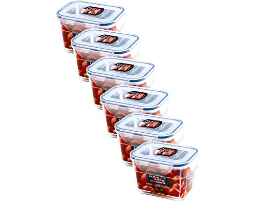 ZIP Premium Lock&Lock HPL312 800 ml Frischhaltedose | Frischhaltebox | Gefrierdose | Vorratsdose, ineinander stapelbar - 6er Set ZIP Premium Lock&Lock HPL312 800 ml Frischhaltedose | Frischhaltebox | Gefrierdose | Vorratsdose, ineinander stapelbar - 6er Set von LocknLock