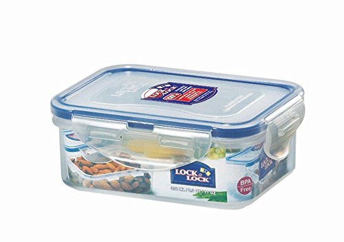 Lock & Lock Frischhaltedose, Vorratsdose, transparent, 350 ml, rechteckig, 6 Stück, 135 x 102 x 52 mm Lock & Lock Frischhaltedose, Vorratsdose, transparent, 350 ml, rechteckig, 6 Stück, 135 x 102 x 52 mm von LocknLock