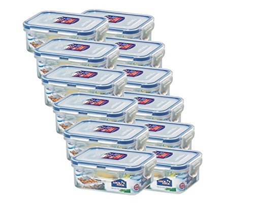 ZIP Premium Lock&Lock HPL806 Vorratsdose Gefrierbox Frischhaltedose, 350 ml, luftdicht, robust, bewährt - 12er Set ZIP Premium Lock&Lock HPL806 Vorratsdose Gefrierbox Frischhaltedose, 350 ml, luftdicht, robust, bewährt - 12er Set von LocknLock