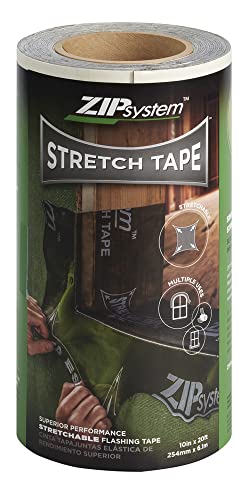 Huber Zip System Stretch Tape - 25,4 cm x 6 Fuß - selbstklebend flexibel blinkend für Türen - Fenster Huber Zip System Stretch Tape - 25,4 cm x 6 Fuß - selbstklebend flexibel blinkend für Türen - Fenster von ZIP System