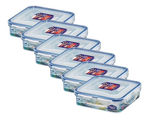 ZIP Premium Gefrierdose | Vorratsdose | Frischhaltedoese | Frischhaltebox | 600 ml | Lock&Lock HPL822-6er Set von ZIP Premium