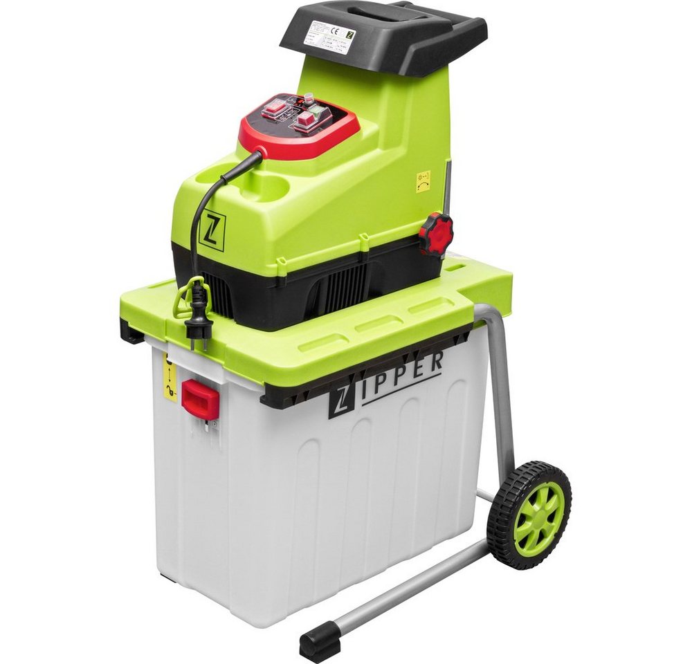 ZIPPER Häcksler Zipper ZI-GHAS2800 Elektro Walzen-Häcksler 2800 W von ZIPPER