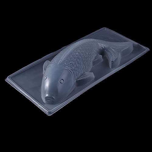 ZIRAN 3D Koi Fisch Plastikkuchen Schokoladenform Gelee Handgemachte Sugarcraft Form DIY Koi Fischform von ZIRAN