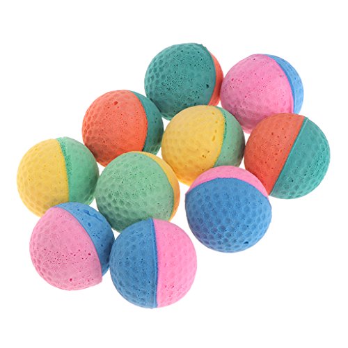 ZIRAN Latex Ball 10 Stück Pet Toy Latex Balls Buntes Kauen für Hunde Katzen Welpen Kätzchen Soft Elastic ZIRAN Latex Ball 10 Stück Pet Toy Latex Balls Buntes Kauen für Hunde Katzen Welpen Kätzchen Soft Elastic von ZIRAN