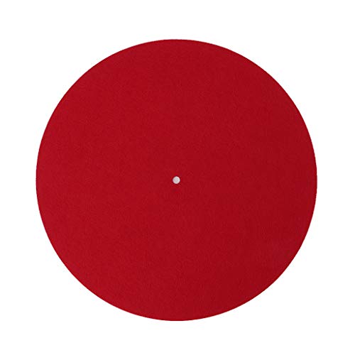 ZIRAN Plattenspieler Matte Slipmat Audiophile 3mm Filzplatte Vinyl Plattenspieler Anti-Vibration Langlebig Anti-Statisch von ZIRAN