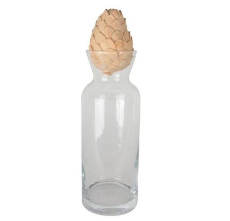 ZIRM alpin Karaffe Südtiroler Schnitzkunst Wasserkaraffe ohne Verschluss (250ml) von ZIRM alpin