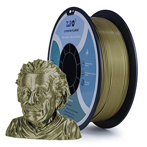 ZIRO 3D Drucker Filament PLA PRO Metall Series 1.75 1KG(2.2lbs), Dimensional Accuracy +/- 0.03mm,Bronze von ZIRO