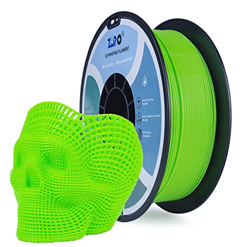 ZIRO PLA Filament 1.75mm, 3D Drucker Filament PLA Neon Series 1.75mm 1KG(2.2lbs), Dimensional Accuracy +/- 0.03mm, Neon Grün von ZIRO