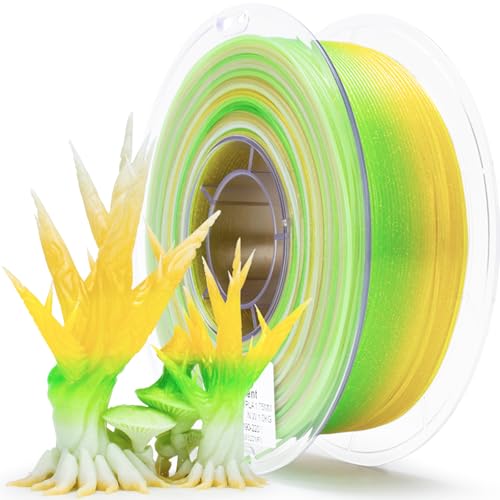 ZIRO Multicolor 3D Drucker Filament, Schneller Farbwechsel Twinkle PLA 1.75mm, Passend für Die Meisten 3D-Drucker, 1KG/2.2lb Spule, Blumenserie-Weiße Lilie ZIRO Multicolor 3D Drucker Filament, Schneller Farbwechsel Twinkle PLA 1.75mm, Passend für Die Meisten 3D-Drucker, 1KG/2.2lb Spule, Blumenserie-Weiße Lilie von ZIRO