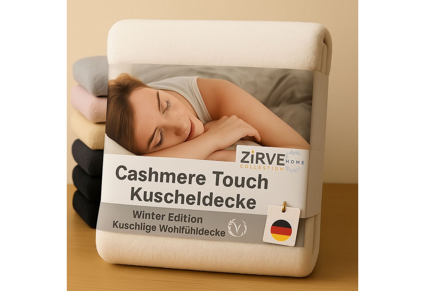 Wohndecke Kuscheldecke, ZIRVEHOME, CashmereTouch Wohndecke Fleece decke Kuschelig weich & Flauschig Wohndecke Kuscheldecke, ZIRVEHOME, CashmereTouch Wohndecke Fleece decke Kuschelig weich & Flauschig von ZIRVEHOME