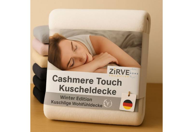 Wohndecke Kuscheldecke, ZIRVEHOME, CashmereTouch Wohndecke Fleece decke Kuschelig weich & Flauschig Wohndecke Kuscheldecke, ZIRVEHOME, CashmereTouch Wohndecke Fleece decke Kuschelig weich & Flauschig von ZIRVEHOME