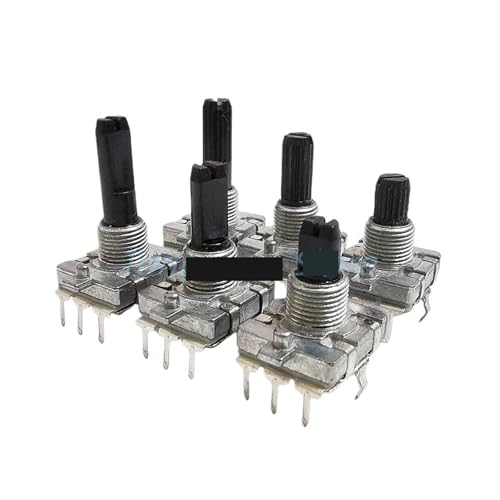 1pc EC16 Rotary Encoder 24 Position Pulse Digital Rotary 3Pin Amplifier Volume Switch Induction Cooker Switch 15/20MM Half Shaft(25mm Plum Shaft) von ZIRXPODSE