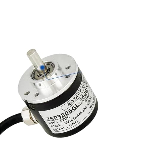 38mm Incremental Rotary Encoder 6mm D Shaft Optical Switch AB Z Phases 10-1024-3600 PPR 5-24VDCC(ZSP3806-800PPR,8-24V PUSH PULL) von ZIRXPODSE