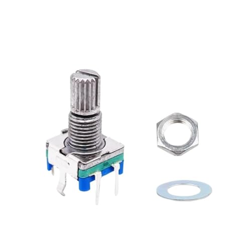 5/10pcs 20 Position Incremental 360 Rotary Encoder Knob Button Switch EC11 Arduino Digital Potentiometer 15/20mm Plum Half Shaft(15X17 Gold,10pcs) von ZIRXPODSE